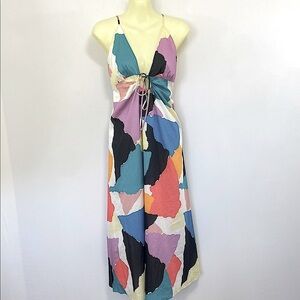 Rail's Sabina Colorblock Midi Dress Sz Large